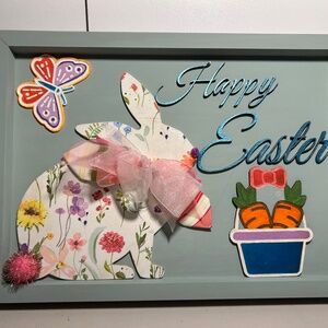 Easter Bunny Decoration Picture Box